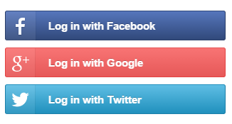 Log-in-with-facebook button and company